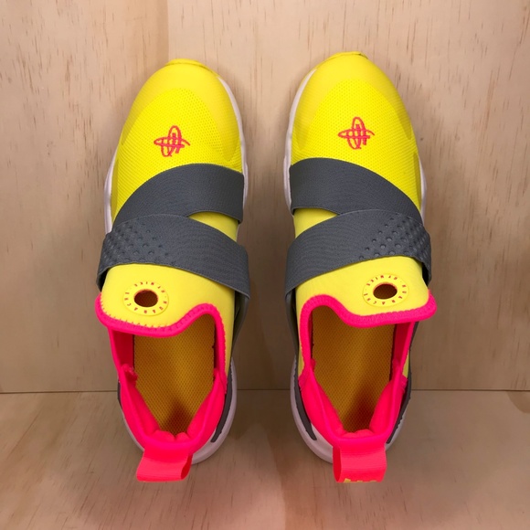 NEW Nike Huarache Extreme Racer Pink Yellow - Picture 5 of 7